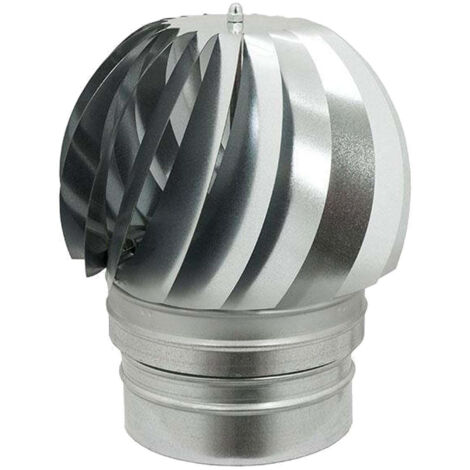FUMAIOLO VENTOLINO ZINCATO TONDO 30CM.