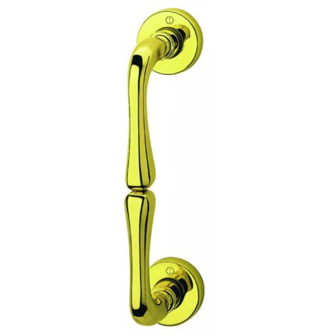 MANIGLIONI MANIGLIE HOPPE OTTONE M439/42 MANIGLIE PORTE PORTONI