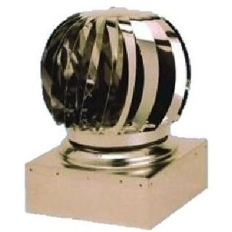 Comignolo Fumaiolo Girevole Quadrato Attacco Femmina 32x32 cm