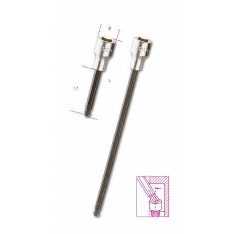 BETA-920BP - CHIAVE A BUSSOLA MASCHIO ESAGONALE CON ESTREMITA SFERICA 1/2F N.5L (1/2)