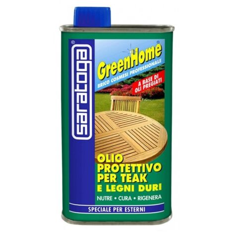 Greenhome Olio Protettivo X Teak e legni duri 250 ml Saratoga