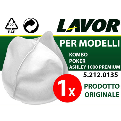 Filtro Aspiracenere Kombo Poker Lavorwash Polveri Fini