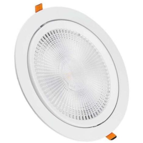 Faretto led da incasso orientabile v-tac 30w 4000k bianco vt-2-30 - 21846