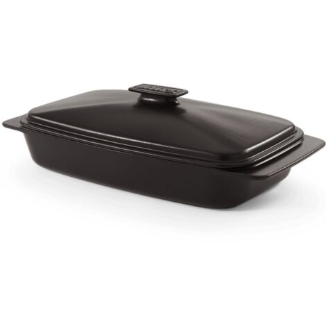 CASSERUOLA WEBER IN CERAMICA CON COPERCHIO 42x22 - ART.17888 (1/5)