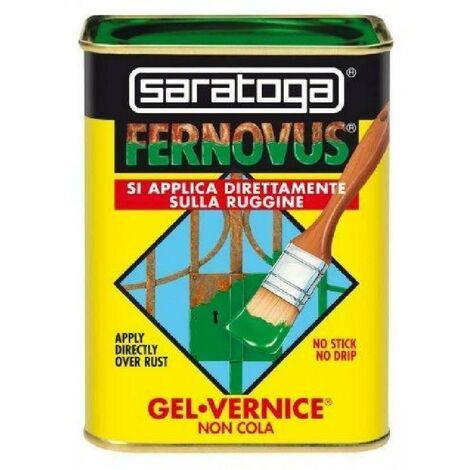 Saratoga Vernice Antiruggine in Gel Fernovus Brillante 750ml Azzurro