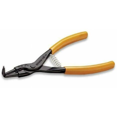 BETA 1038-175 Pinza a becchi piegati a 90Â° per anelli elastici di sicurezza per alberi manici ricoperti in PVC