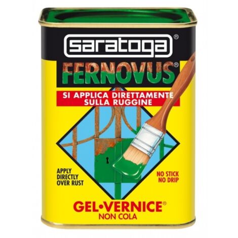 SARATOGA FERNOVUS BIANCO GHIACCIO SATINATO 750ML: LO SMALTO GEL ANTIRUGGINE
