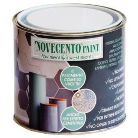 Novecento Paint Pavimenti e RIvestimenti 500ml Grigio Fumo