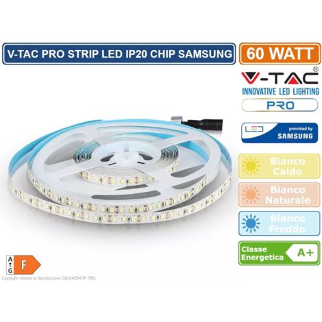 STRIPLED SAMSUNG 60W 12V 4000K 5MT 120LED/Mt IP20 - 324