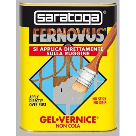 Vernice Gel antiruggine Fernovus 750ml Grigio perla satinato Saratoga
