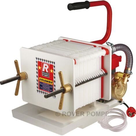 Rover COLOMBO 18 - Pompa Filtrante Enologica 18 Strati Bronzo 340W 550-800 l/h