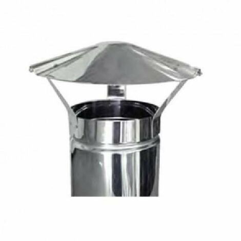 FUMAIOLO FISSO TIPO CINESINO IN ACCIAIO INOX DA MM.220