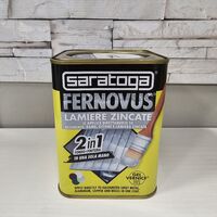 SARATOGA FERNOVUS LAMIERE ZINCATE BIANCO BRILLANTE 750 ML: SMALTO DIRETTO
