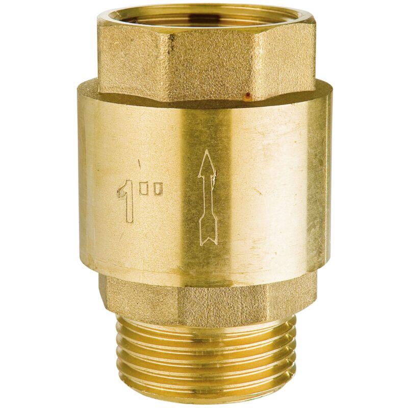 Clapet Anti-retour Clapet Chauffe-eau Tuyauterie Lot De 2 Clapets Anti-retour Laiton DN25 - Filetage Intérieur/extérieur Pour Conduite D'eau Clapet Laiton 2.5cm Clapet Anti Retour 1 Pouce