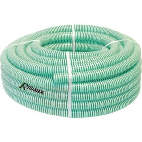 Ribiland – Tuyau souple annelé en PVC 25mm – Longueur 25m – Pression max 4 bars – Température d'utilisation -5°C à +60°C – PRTAN2525