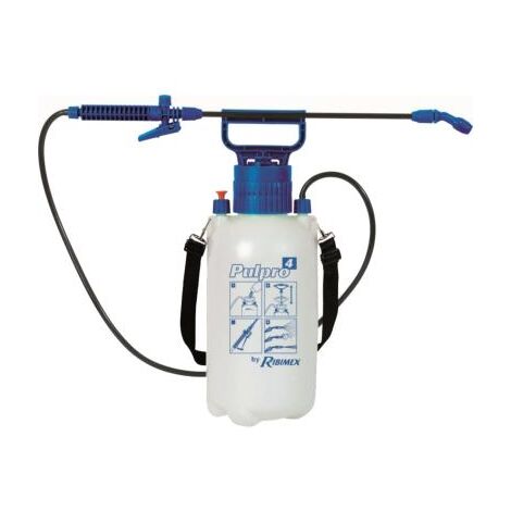 Ribiland – Pulvérisateur à pression 4,30L – Tuyau flexible 1,10m – Buse à jet réglable – Joints haute résistance – PRP039P