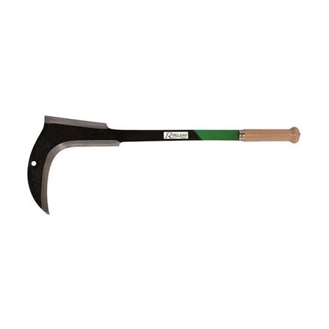 Ribiland – Coupe-ronce 65 cm – Manche en bois pour coupes précises – Outil de jardinage pour élagage efficace – Poids léger 0,77 kg