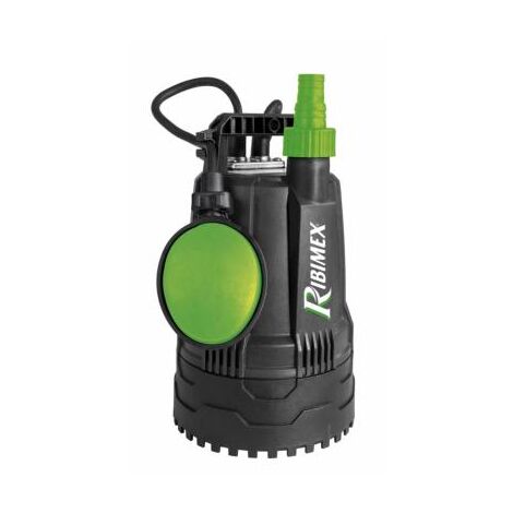 Ribimex – Pompe immergée pour eau salée 250W – Débit 4500 L/h – Hauteur de refoulement 6 m – Profondeur d'immersion 5 m – PRPVC250SEA