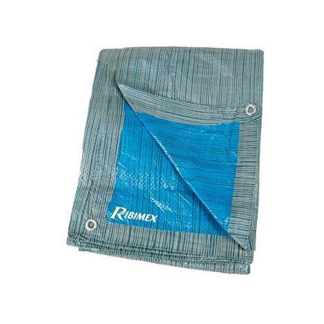 Ribiland – Bâche légère spéciale bois 1.6 x 6 m – Grammage 80 gr/m² – Anti-UV et imperméable – Œillets en aluminium tous les 1 m - BOIS 80 GR (1/6)