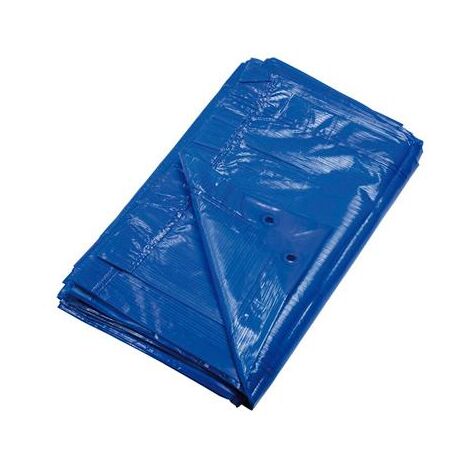 BÂCHE OUTIROR solide et légère, de qualité ECOPLATINIUM BLEUE  Dimensions: 5m X 8m (1/7)