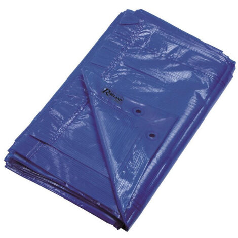 BÂCHE OUTIROR solide et légère, de qualité ECOPLATINIUM BLEUE Dimensions: 6m X 10m (1/6)