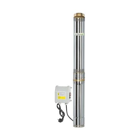 Ribimex – Pompe immergée inox 750W – 14 turbines pour grande profondeur – Débit élevé pour irrigation et alimentation – Installation diamètre 90mm (1/6)