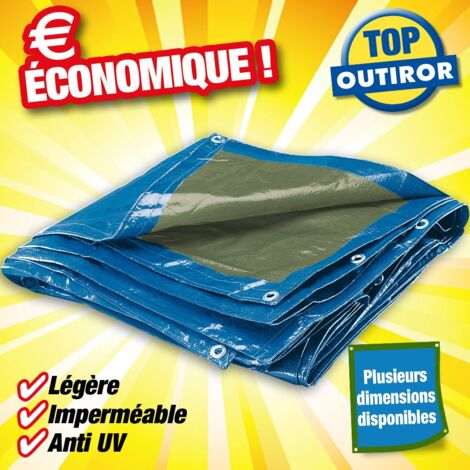 Bâche multi-usage 6x10 m 65 g/m2