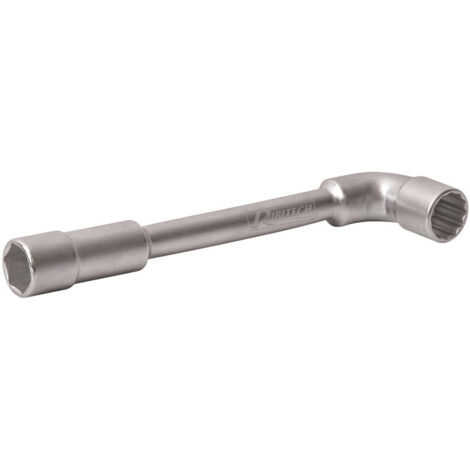 Ribimex – Clé à pipe débouchée 6mm 6 pans – Acier forgé chromé vanadium – Finition satinée pour solidité et force de serrage