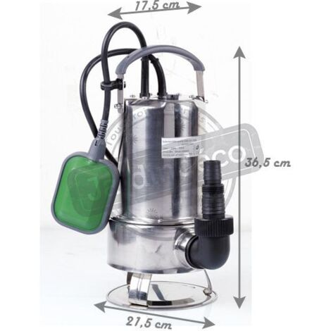 Pompe vide cave Pro inox 750 W (Eaux Chargées)