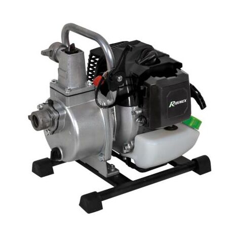 Ribimex – Motopompe portable 42,7cc 8m³/h – Moteur 2 temps – Hauteur d'aspiration 8m – Débit 8m³/h – PRMPP043