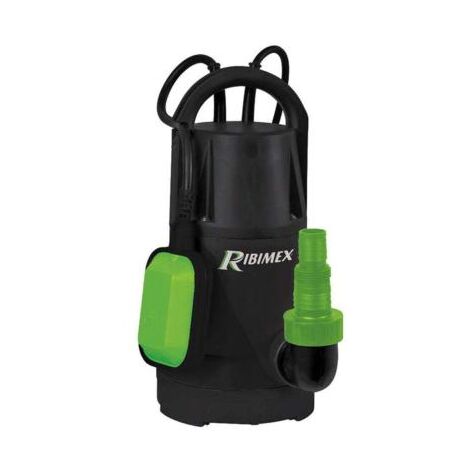 Ribimex – Pompe de transfert 750 W – Débit max 13000 l/h – Pour eaux claires et chargées – Profondeur d'immersion 7 m