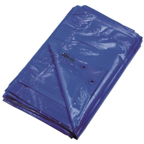 BÂCHE OUTIROR solide et légère, de qualité ECOPLATINIUM BLEUE Dimensions: 10m X 15m (1/4)
