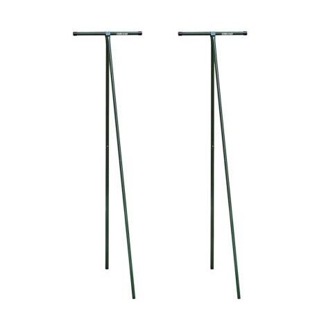 [JAMAIS UTILISÉ] Etendoir à linge époxy 6 fils tubes 20mm hauteur env.210cm largeur 590mm (1/2)