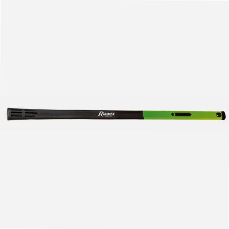 Ribiland – Manche d'outils de jardin tri-matière 91 cm – Poignée en élastomère anti-glissement – Noyau en fibre de verre léger