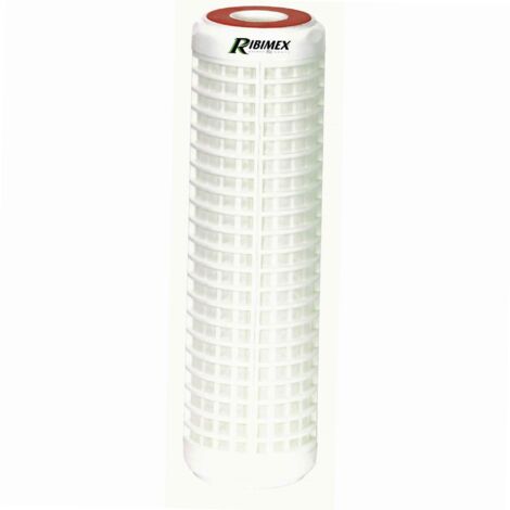 Ribitech – Cartouche de filtre de piscine lavable 9'3/4 – Capacité de filtration 50 microns – Retient sable et rouille