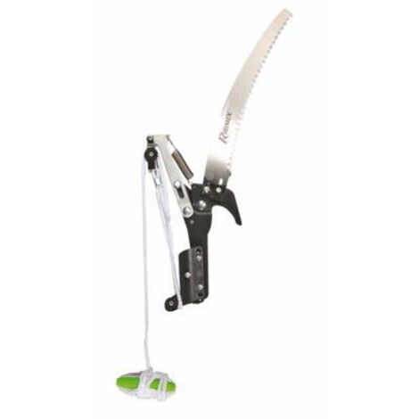 Ribimex – Échenilloir avec scie 350mm – Lame en acier au carbone trempé – Diamètre de coupe 30mm – Cordelette 3,50m