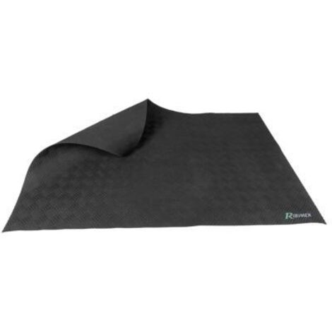 Tapis BBQ, atelier, garage et maison 80x120 cm en caoutchouc gris (1/4)