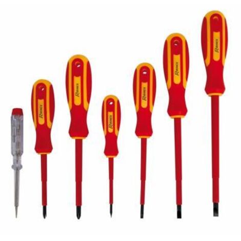 FACOM Jeu De 7 Tournevis Protwist Torx Et Tamper Lame Ronde ATXR.J7PB