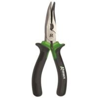 Pince bec long coudée 160 mm acier forgé chromé vanadium