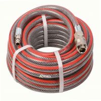 Ribitech – Tuyau à air comprimé 10m – PVC flexible – Diamètre intérieur 8mm – Pression maximale 20 bars – Raccords rapides universels