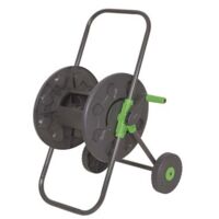 Chariot Dévidoir Tuyau Arrosage Jardibric - 45m Pour Tuyau Ø15mm - Roues Et Manivelle - Pratique Jardin