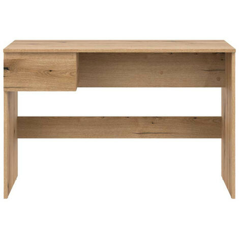 Bureau 1 tiroir Bois clair - QIZ - L 115 x l 54 x H 75 cm