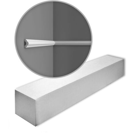 Carton de 20 mètres linéaires de PX120 L 200 x H 4 x l 1,9 cm - L 200 x H 4 x l 1,9 cm - ORAC DECOR