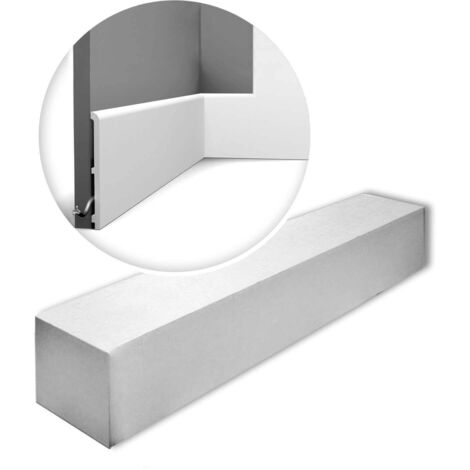 Carton complet de 32 mètres linéaires Plinthe SX212 - L200 x H17 x L1,3 cm - ORAC DECOR