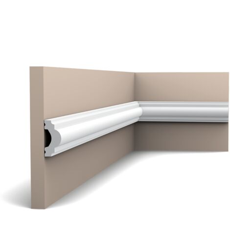Cimaise classique aux courbes rustiques PX120 L200 x H4 x L1,9 cm - L200 x H4 x L1,9 cm - ORAC DECOR