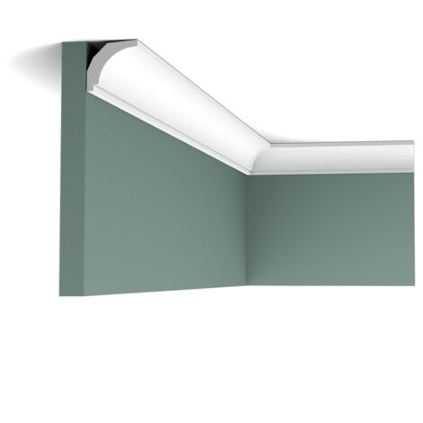 Orac – Corniche décorative CX115 – Moulure en Duropolymer – Dimensions 200 x 2,9 x 3 cm – Résistante aux chocs et indéformable
