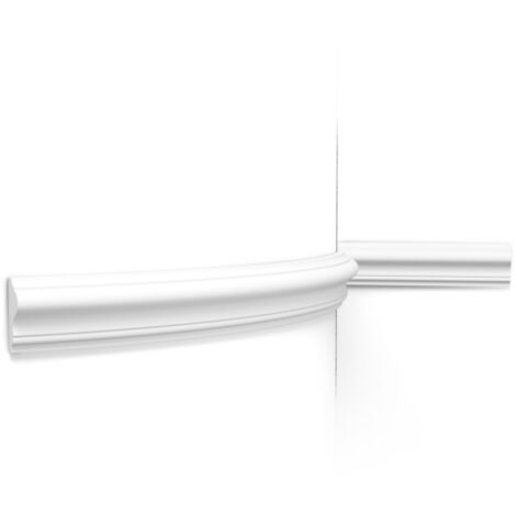 Cimaise flexible aux courbes douces P8030F - L200 x H4,1 x L1,7 cm - ORAC DECOR