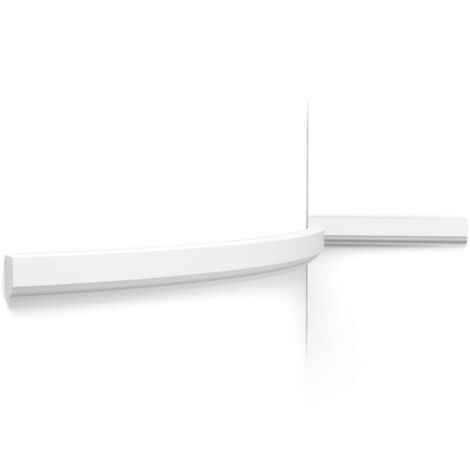 Petite cimaise flexible avec motif linéaire P9050F - L200 x H2,5 x l1,3 cm - ORAC DECOR (1/5)