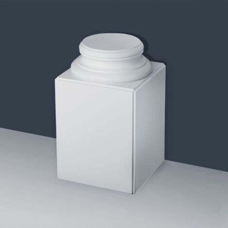 Haute base carrée pour colonne entière K1132 - L35 x H57,5 x L35cm - ORAC DECOR
