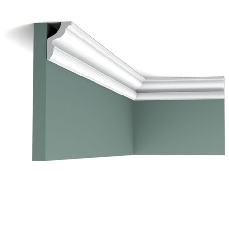 Orac – Profil moyen courbe inversée CX148 – Moulure en Duropolymer® – Dimensions L200 x H4,3 x P2,9 cm – Résistante aux chocs et légère (1/6)